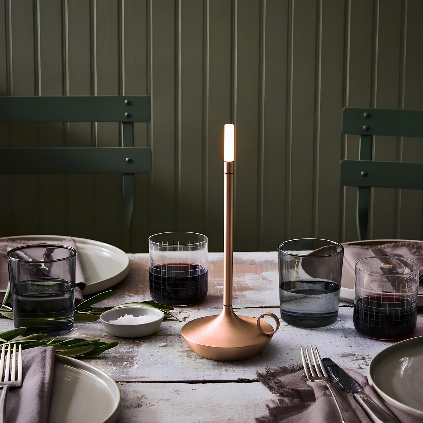 Chandelier de table tactile